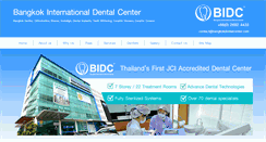 Desktop Screenshot of bangkokdental.com